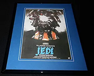 Return of the Jedi Polish Framed 11x14 Repro Movie Poster Display Star Wars