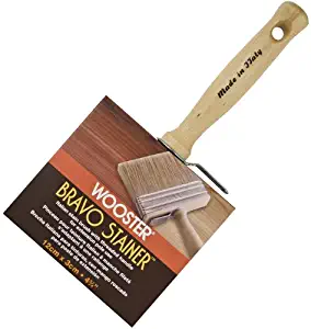 Wooster Brush F5116-4 3/4 Bravo Stainer Stain Brush, 4.75-Inch