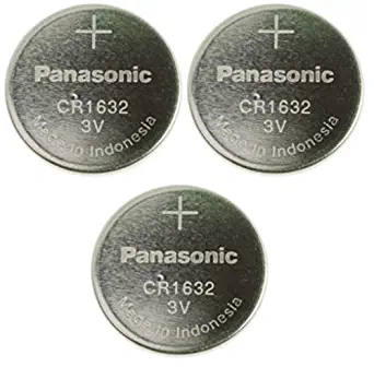 Panasonic CR1632-3 CR1632 3V Lithium Coin Battery (Pack of 3)