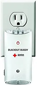 American Red Cross Blackout Buddy Emergency LED Flashlight, Automatic Blackout Alert & Nightlight , Pack of 2 (Renewed)