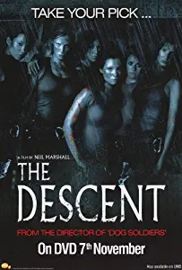 The Descent Movie Poster (27 x 40 Inches - 69cm x 102cm) (2006) Style C -(Shauna Macdonald)(Natalie Jackson Mendoza)(Alex Reid)(Saskia Mulder)