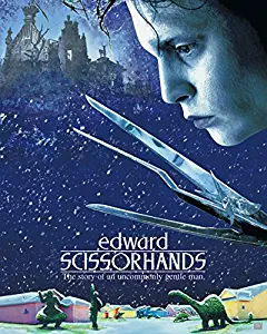 Beyond The Wall Edward Scissorhands Movie Score (Johnny Depp, Tim Burton) Cult Classic Movie Film Poster Print (16X20 UNFRAMED Poster)