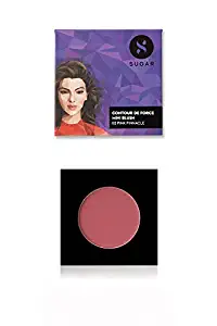 SUGAR Cosmetics Contour De Force Mini Blush 02 Pink Pinnacle (Deep Rose),4g