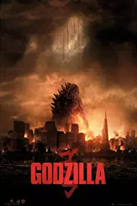 Godzilla (2014) 24X36 Movies Poster (THICK) - Aaron Taylor-Johnson, Elizabeth Olsen, Bryan Cranston