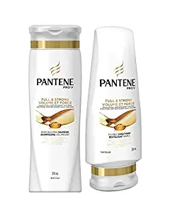 Pantene Pro-V Shampoo & Conditioner Set, Full & Strong Body Building, 12 Ounce Each