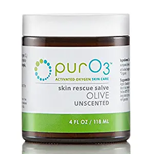 PurO3 Fully Ozonated Olive Oil - 4 Oz - Glass Jars