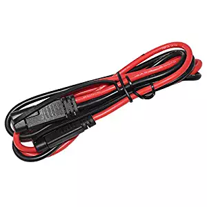 KUNCAN 3FT Sae to Sae Extension Cable DC Power Heavy Duty 12AWG 2 Pin Quick Disconnect Wire Harness with Waterproof Cover