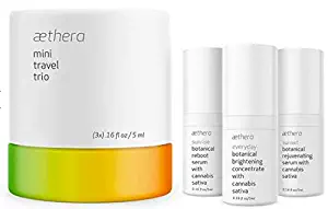 Aethera Beauty Mini Travel Trio - Skincare Basics from Sunrise to Sunset