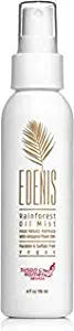 EDENIS Certified Organic Rainforest Dry Oil Hair Mist for Heat Protection & Shine | Vegan, Cruelty-Free, Lightweight Non-Greasy Formula with Amazon Oil Protect & Detangle Hair Spray - 4 fl oz