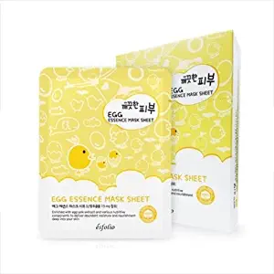 Esfolio Pure Skin Mask Box, Egg Essence, 11.8 Ounce
