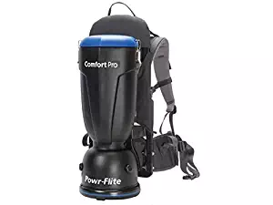 Powr-Flite BP6P Comfort Pro Premium Backpack Vacuum, 6 quart Capacity