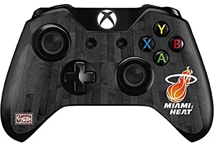 Skinit Decal Gaming Skin for Xbox One Controller - Officially Licensed NBA Miami Heat Hardwood Classics Design