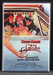 Cheech and Chong's Up In Smoke Movie Poster Refrigerator Magnet.