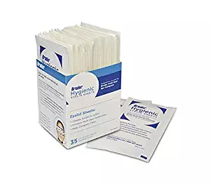 Bruder Hygienic Eyelid Sheets Micro Fine Individually Wrapped Untreated Sheets 35 Count Box
