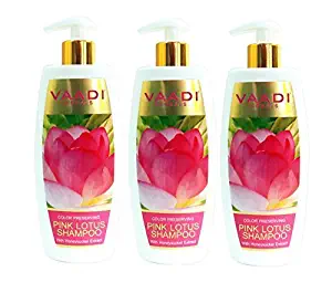Vaadi Herbals Lotus With Honeysuckle Extract Shampoo Color Preserving Shampoo All Natural Herbal Shampoo Paraben Free Sulfate Free Scalp Therapy Moisture Therapy Suitable For All Hair Types
