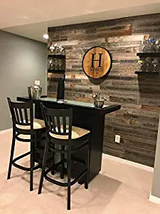 Peel & Stick Rustic Reclaimed Barn Wood Paneling, Real Wood, Rustic Wall Planks - Easy Installation (10 Square FEET)