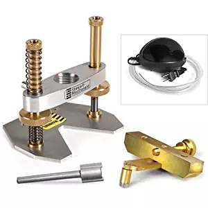 StewMac Precision Router Base Complete Set, Includes Router Base, Air Pump, Edge Guide and Binding Router Bit