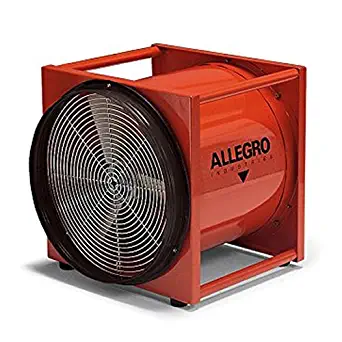 Allegro Industries 9515‐01 Ex‐Proof Blower, 16", 1/2 hp, Single Phase, Includes 115V Plug