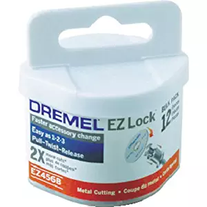 Dremel EZ456B 1 1/2-Inch EZ Lock Rotary Tool Cut-Off Wheels For Metal - 12 pieces