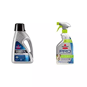 Bissell 78H6B Deep Clean Pro 2X Deep Cleaning Concentrated Carpet Shampoo Oxy Stain Destroyer Pet Plus Pretreat