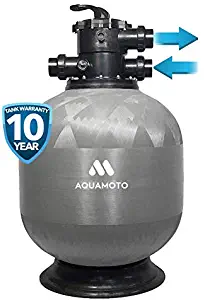 Aquamoto EcoPixel 24" Glass Media Fiberglass Pool Filter with 2" Valve