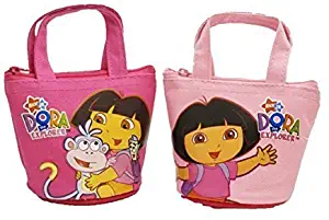 Nickedoleon Granny's (c) Dora The Explorer Pretend Play 2 Pieces of Coin Purses Bags-Dora Mini Coin Purse - 2 Bags