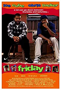 Friday Movie POSTER 27 x 40, Ice Cube, Chris Tucker, A MADE IN THE U.S.A.