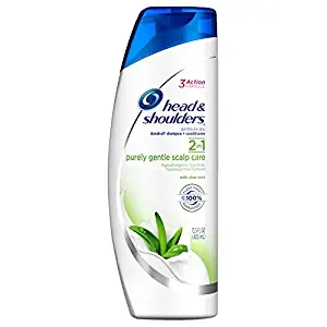 Head & Shoulders Purely Gentle Scalp Care 2-In-1 Dandruff Shampoo & Conditioner, Aloe Vera 400 mL