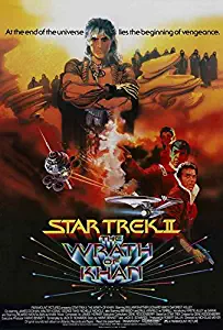 Star Trek: The Wrath of Khan Movie POSTER 27 x 40, William Shatner, Leonard Nimoy ,C, MADE IN THE U.S.A.