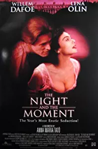 Original 1995 "The Year's Most Erotic Seduction" The Night and the Moment Movie Promotional Poster - Willem Dafoe & Lena Olin(Large 27" X 40") - Dated 1995