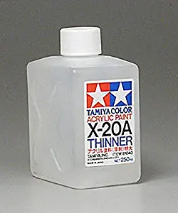 Tamiya America, Inc Super Large Bottle Acrylic Paint, X-20A Thinner, TAM81040