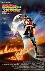 Back to the Future Movie (Michael Looking at Watch) Poster Print