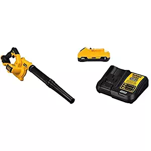 DEWALT DCE100B20V MAX Compact Jobsite Blower (Tool Only) with DCB230C 20V Battery Pack