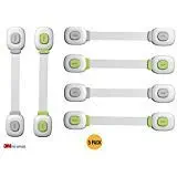 Cabinet Locks Child Safety Baby Proofing|Baby Proofing Cabinets | No Tools Required |Cabinet Locks Child Safety | Quick and EasyAdhesive(5-Pack) (Grey)